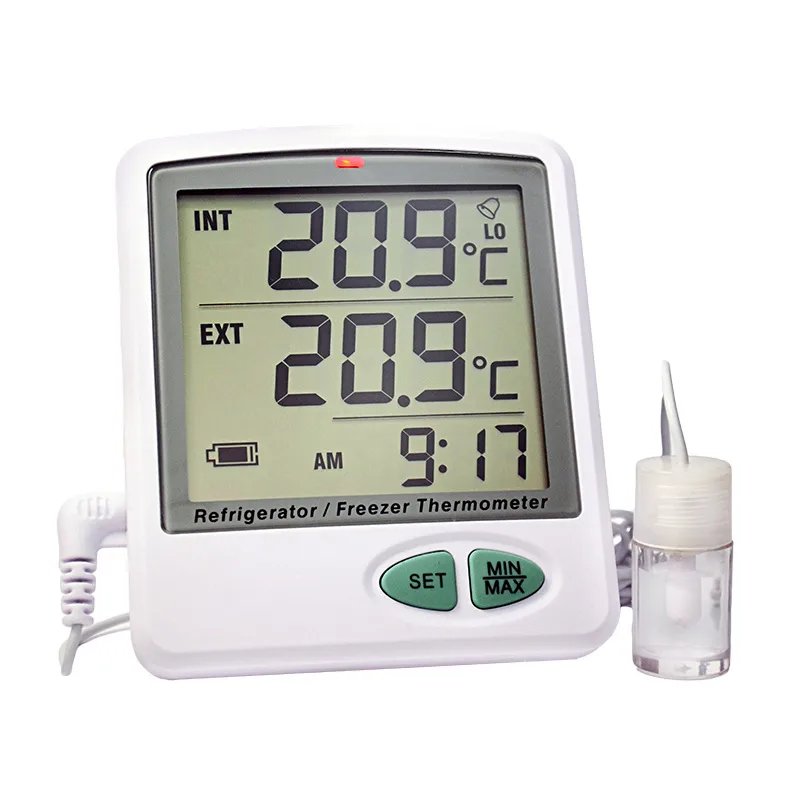 Data Logger dual de temperatura ambiente y heladera/freezer marca Thermco