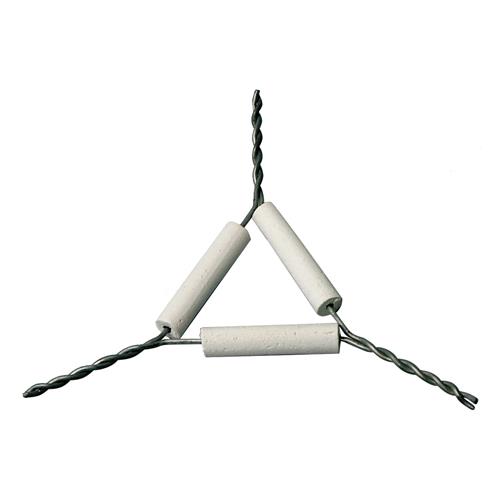 Triangulo de pipa refractario de 2.5" (aprox 60mm)