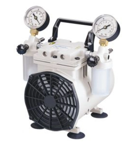 Bomba de vacío de laboratorio de Oil-less Welch de 18LPM, modelo WOB-L 2522C-02