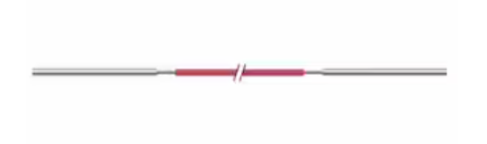 Capilar giro rápido acero 0, 12x105 mm.Marca Agilent.
