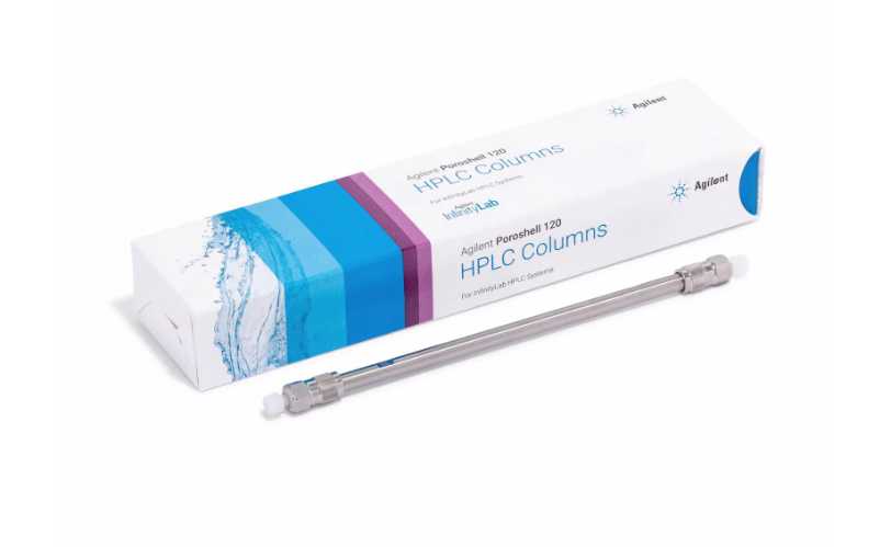 Columna HPLC Poroshell 120, EC-C18, 2, 1x150 mm, 2, 7 µm.